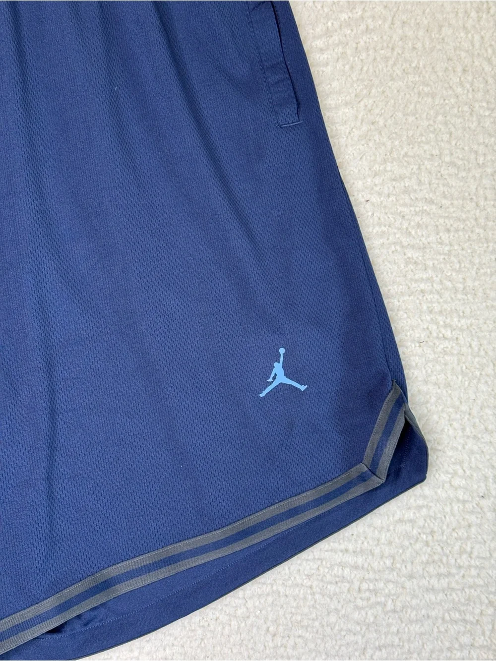 Jordan UNC North Carolina Tar Heels Athletic Shorts Navy Men's Size XXL